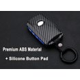 thumbnail image 6 of Key Fob Cover Compatible with Mazda 3 6 CX-30 CX-5 CX-9 2019-2021 4 Button Keychain Case Holder Protector,Blue, 6 of 7