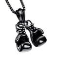 thumbnail image 2 of Kcodviy Titanium Steel Alloy Mini Boxing Glove Necklace Gold Color Pair Pendant Chain For Men s Charm Fashion Sports Fitness Jewelry Men Jewelry Y Necklace Stainless Steel Necklace Heart Necklace L, 2 of 9