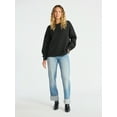 thumbnail image 2 of Time and Tru Women's and Women’s Plus Textured Stitch Sweater, Midweight, Sizes XS-4X, 2 of 5