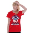 thumbnail image 3 of Tootsie Owl USA Tastes Like Freedom Women's T Shirt Ladies Tee Brisco Brands S, 3 of 5