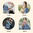thumbnail image 4 of ROOSALANCE Mochila Monedero para Mujer, Mochila Mujer Monedero Pequeño Cuero Impermeable Antirrobo Bolsos de Hombro Bolsos Mujer, 4 of 5