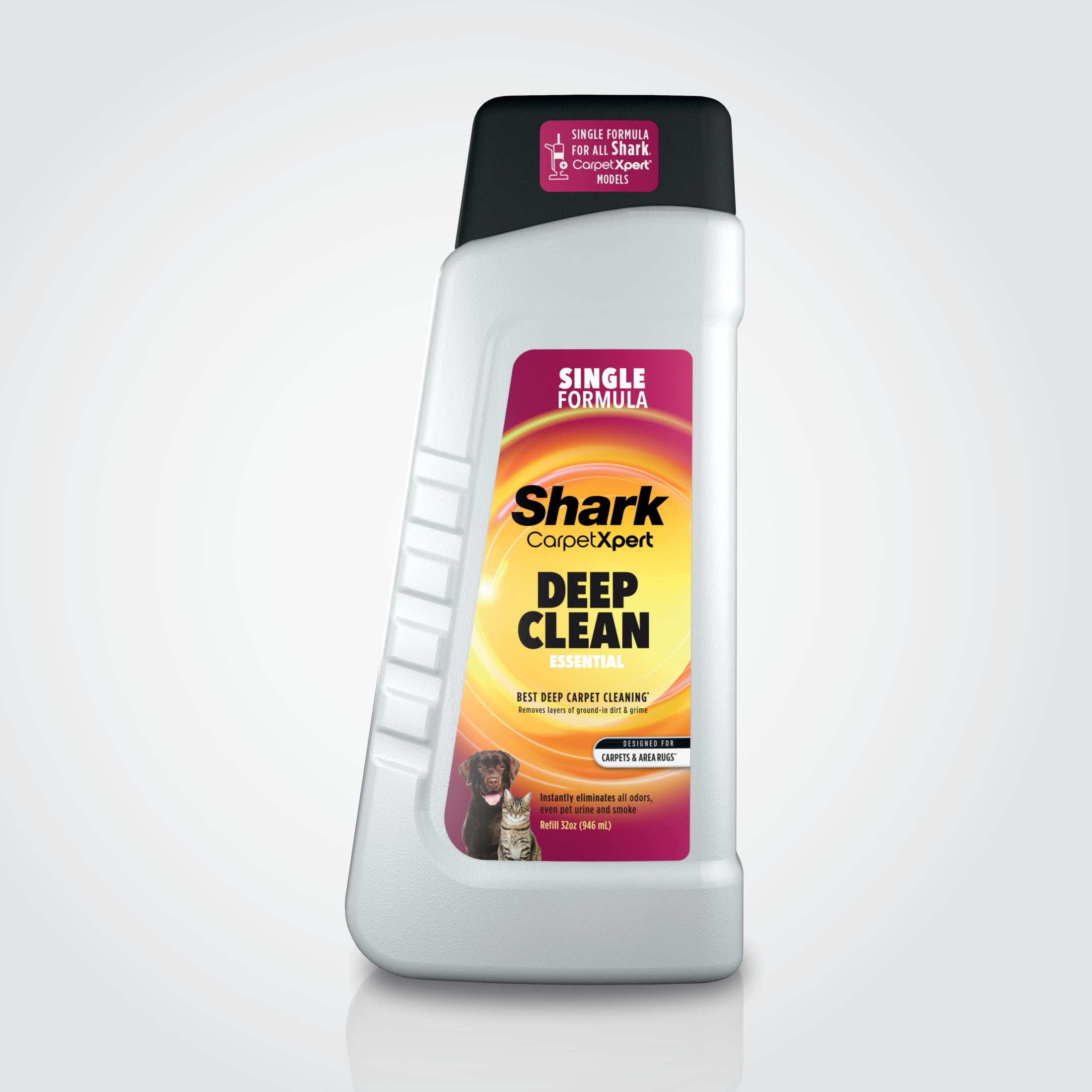 Shark Deep Clean Carpet Cleaner, 32oz Essential Formula, Fresh Scent - Use With Shark CarpetXpert Deep Carpet Cleaners