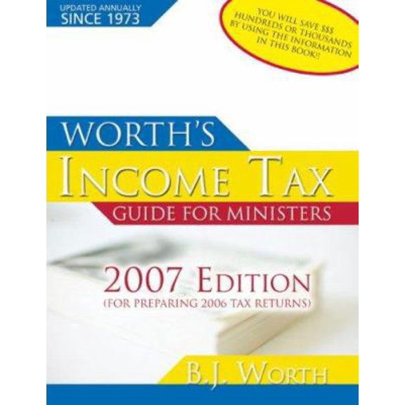 Pre-Owned Worth's Income Tax Guide for Ministers (Paperback) 1928915566 9781928915560