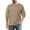Khaki, variant on VJATTWR Men's Weave Long Sleeve , Breathable Thermal Shirt, Great for Layering Xl