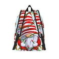 thumbnail image 3 of Naloa Funny Christmas Gnome Print Durable Canvas College Rucksack,Laptop Excursion Backpack,Travel Notebook School Backpack,Bookbag For Men Women, 3 of 5