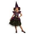 thumbnail image 2 of Starry Witch Costume - Girls - M, 2 of 4