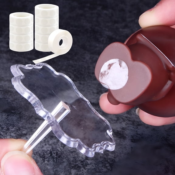 CCOCC 1000Pcs 1 Roll of Glue Point Clear Balloon Glue Removable Adhesive Dots Double Sided Dots of Glue Tape for Balloons Craft Glue Points Dots Sticky Dots or Wedding Decoration