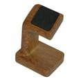 thumbnail image 3 of Expositor de relojes compacto, accesorio decorativo, estable, para guardar regalos, soporte individual para relojes inteligentes, ideal para encimeras Marrón, 3 of 10