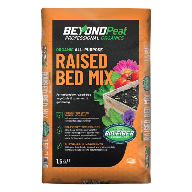 1.5CF Beyondpeat Organic Raised Bed Mix Soil