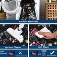 thumbnail image 4 of Runner Rug Washable Hallway Runner Rug Ultra-Thin Low Pile Foldable Mat Non Slip Non-Shedding Kitchen Rugs Indoor Modern Floral Accent Runners for Bedroom Entryway Laundry Bedside, 4 of 7