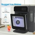 thumbnail image 3 of VECYS Nugget Ice Maker W/ Side Water Tank, 33LBS/Day Self-Cleaning, Black, 3 of 8