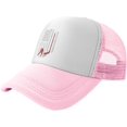 thumbnail image 1 of Hockey Stick in American Flag Mesh Back Trucker Cap Baseball Cap, 1 of 8