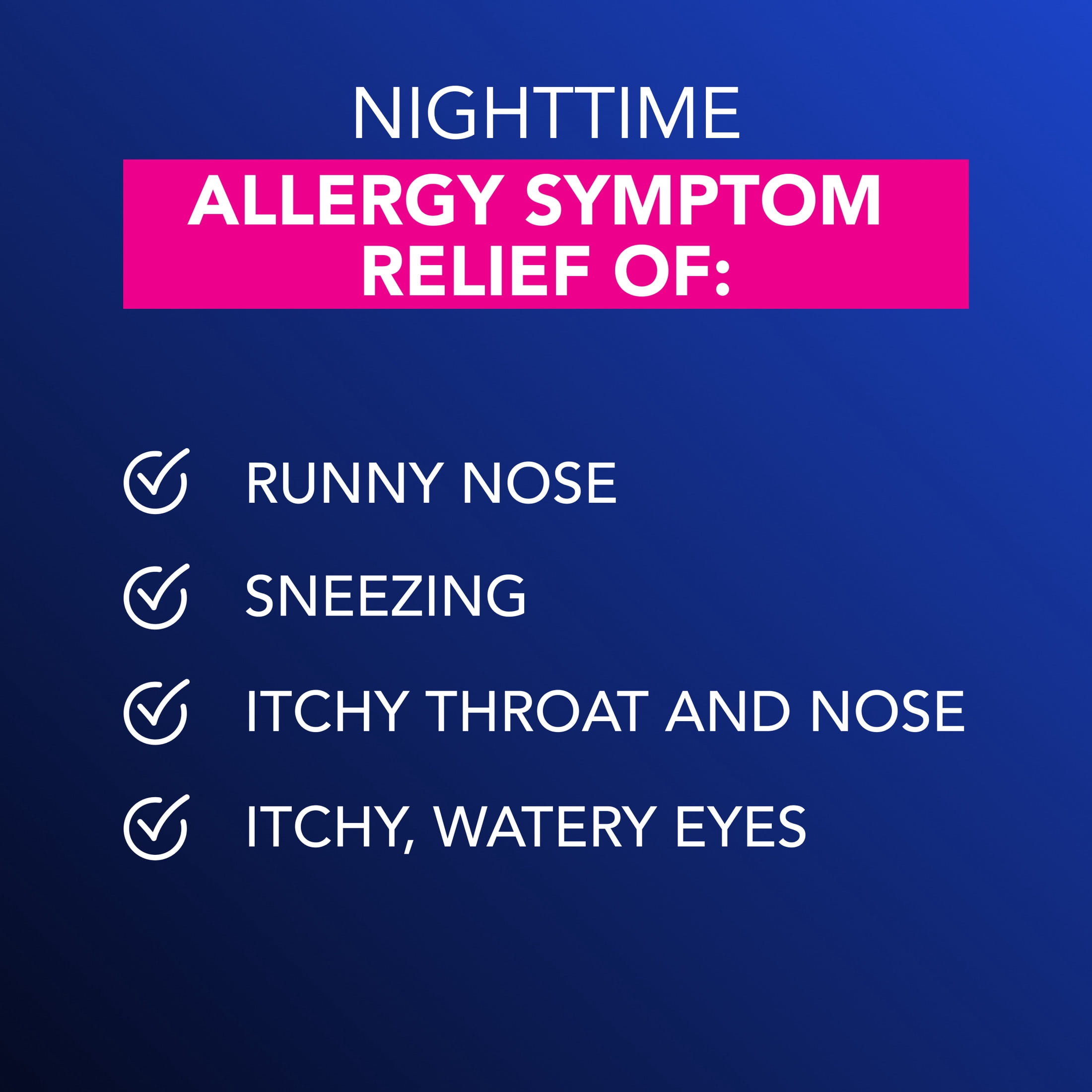 Vicks NyQuil Allergy LiquiCaps, Nighttime Allergy Medicine for Adults, 24 Count