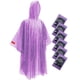 thumbnail image 1 of Ponchos de lluvia desechables Hitituto, paquete de 6 unidades, extralargos e impermeables, 1 of 4