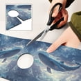 thumbnail image 6 of Yayeee Faucet Mat for Kitchen Sink 30" Diatomite Long Splash Guard Pad, Night Floating Whale, 2 Pack, 6 of 7