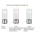 thumbnail image 4 of Hydrogen Water Bottle,1200Pbb+ Hydrogen Water Ionizer Machine Generator,High Rich H2 Hydrogen Water Bottle Generator (Sliver), 4 of 6