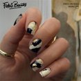 thumbnail image 1 of Fofosbeauty 24pcs Press on False Nails Tips, Square Fake Acrylic Nails, Cheese Leopard Print, 1 of 9