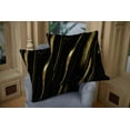 thumbnail image 6 of Black Gold Throw Pillow Covers,Modern Abstract Art Painting Throw Pillows for Couch,Black Pillow Covers 20X20 Inch 2 Pcs Square Cushion Cover Gift for Couch Sofa, 6 of 6