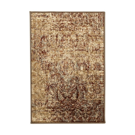 Superior Salford Vintage Bohemian Indoor Area Rug  Maroon  2  x 3