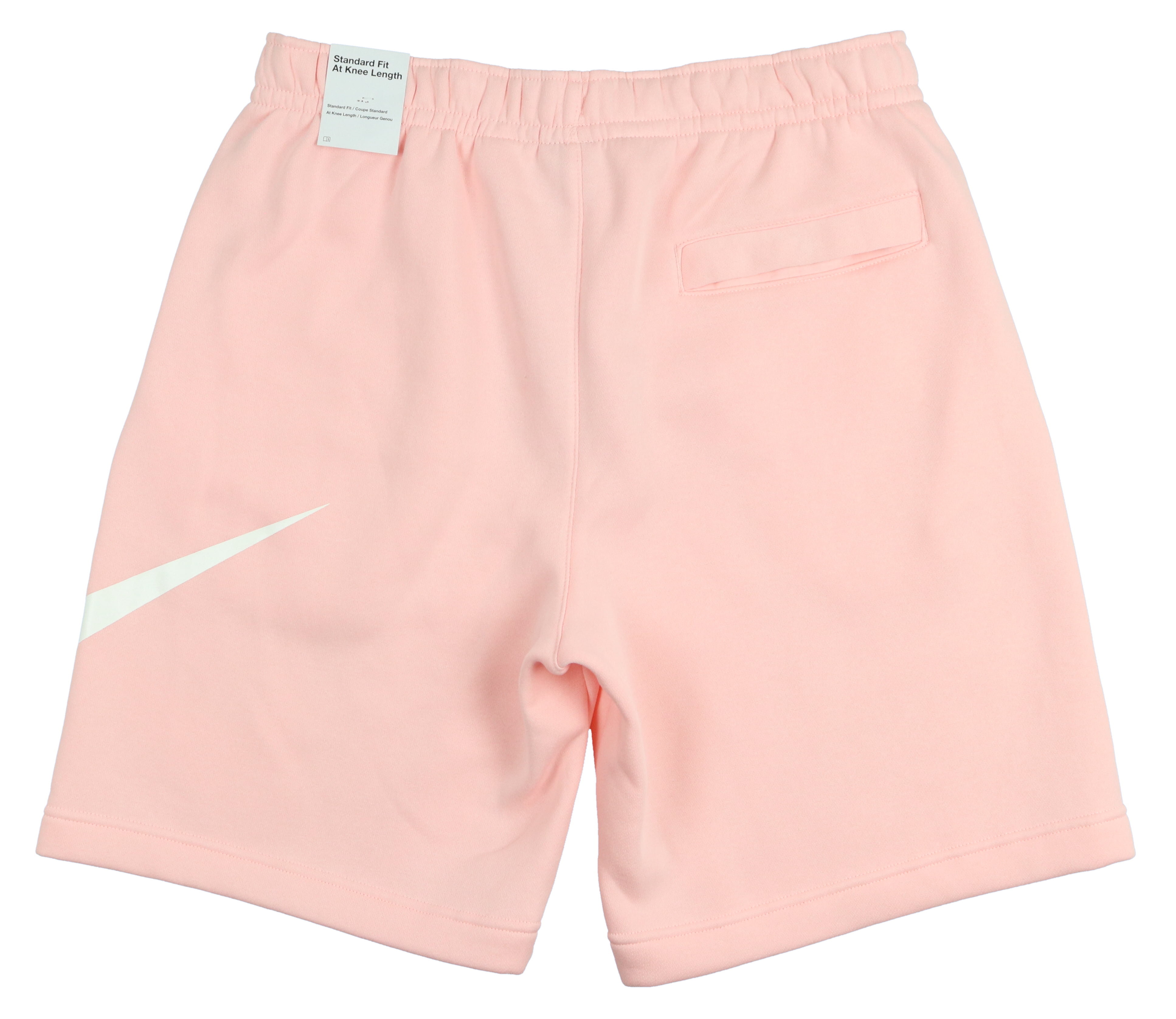 nike men's club fleece shorts pink