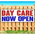thumbnail image 1 of Day Care Now Open 13 oz Vinyl Banner With Metal Grommets, 1 of 4