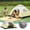 198#Beige, variant on 2 Seconds Fast Pop Up Automatic Camping Tent, Windproof Waterproof UV Block Silver Coating Shelter, Dual Door Mesh Breathable Easy Setup Tent for 1-2 Person Outdoor Camping Hiking Picnic Travel