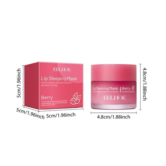Lip Sleeping Mask Lip Sleeping Mask Moisturizing Moisturizing Mild Exfoliation Plumping and Smooths Lip Mask