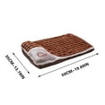 thumbnail image 6 of Thickened Winter Warm Dog Mat Soft Insulated Pet Sleeping Mat for Indoor Use Waterproof Cozy Cushion 50x35cm Cotton 400g, 6 of 7