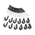 thumbnail image 1 of Ganchos y remaches en forma de J para kayak,Juego de remaches con ganchos en forma de J para kayak con remaches Juego de arandelas,Tornillos en forma de J Gancho de con remaches, 1 of 8