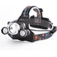 thumbnail image 1 of Linterna frontal recargable, 6000 lúmenes de alto brillo, lámpara frontal LED ultrabrillante, 4 modos, diadema elástica ajustable, luces frontales impermeables para acampar al aire libre, pescar, cor, 1 of 5