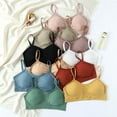 thumbnail image 6 of Xijirk Lingerie Sets for Women,Two Piece U Neck Seamless Solid Halter High Waist Bra Fashion Underwear Bra Set for Comfortable Lounge and Nightwear,Lingerie Sets,Yellow,L, 6 of 9