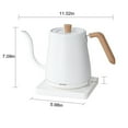 thumbnail image 3 of Latrodar Kettle Gooseneck Kettle, 800ML Water Kettle, Tea Pot Stainless Steel For Coffee & Tea With Fast Heating, Auto-Shut Off And Boil-Dry Protection Tech, 3 of 5
