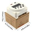 thumbnail image 3 of ziyahi 12V/24V/110V/220V Timer Switch Digital LCD Programmable Timer  Relay Switch, 3 of 5