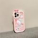thumbnail image 1 of Funda transparente Deng Xun Hello Kitty para iPhone 14 13 11 12 Pro Max XS XR 7 8 Plus, 1 of 4