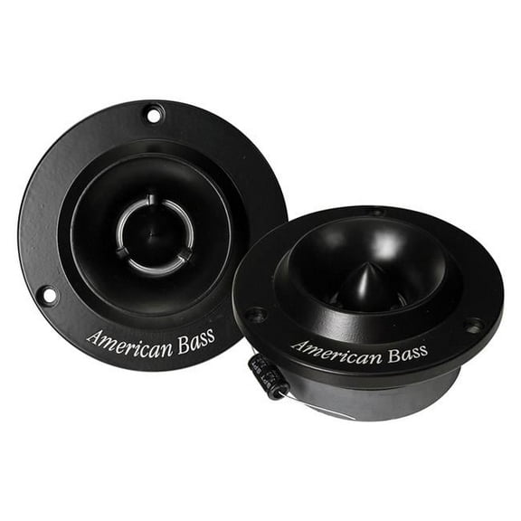 American Bass 1" Compression Tweeters Black 4Ohm 150W Max Sold in pairs