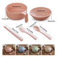 thumbnail image 3 of npkgvia Clearance,2PC Microwave Ramen Bowl With Lid Microwave Ramen Bowl Set Microwave Ramen Bowl Ramen Bowl With Handle That Apartment Dishwasher,Green, 3 of 7