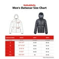 thumbnail image 2 of Rokka&Rolla Men's Heavyweight Hooded Puffer Jacket Bubble Coat, 2 of 8