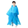 thumbnail image 5 of Unisex New Rain Gear Non-disposable Full Body Thickening Durable Kids Raincoat One-Piece Raincoat Reusable Poncho Rain Coat PINK, 5 of 8