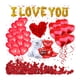 thumbnail image 2 of Decoración de globos de San Valentín Globos de corazón rojo para proponer C, 2 of 9