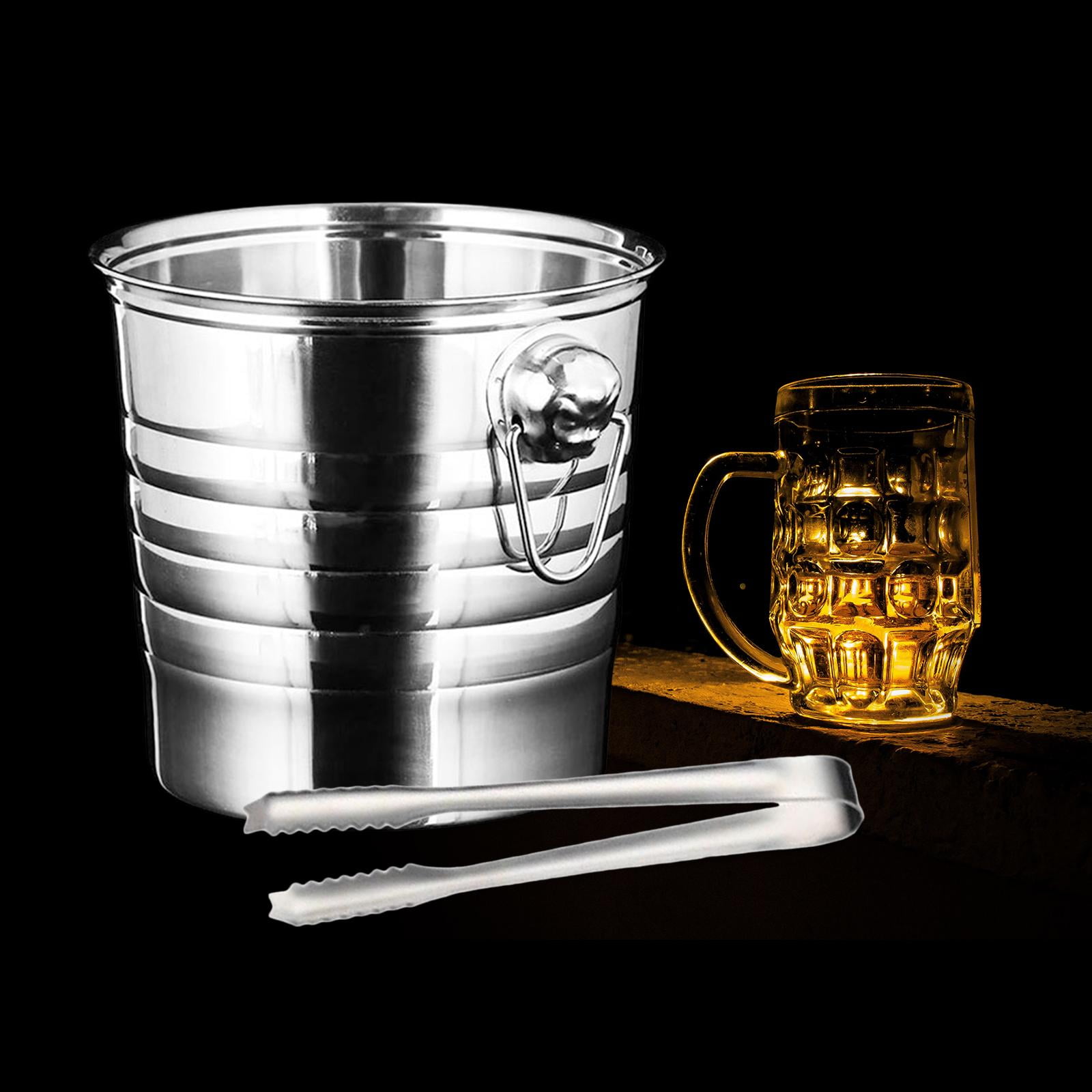 Portable Ice Bucket ice with Clamp Versatile with Carry Handle