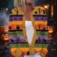 thumbnail image 2 of IYYVV Halloween Sweaters for Women 2026 Button Knit Cardigan Long Sleeve Ghost Graphic Cute Spooky Fall Winter Trendy Tops Light Purple XL, 2 of 6
