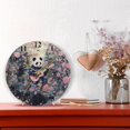 thumbnail image 6 of Panda Bear Flowers Floral Guita Black 10 inch Wall Clocks Non Ticking Easy to Read Battery Decorative for Home Bathroom Kitchen Bedroom Living Room, 6 of 8