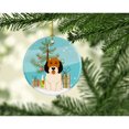 thumbnail image 2 of Merry Christmas Tree Petit Basset Griffon Veenden Ceramic Ornament, 2 of 2
