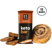 Perfect Keto Bars - The Cleanest Keto Snacks with Collagen and MCT. No Added Sugar, Keto Diet Friendly - Cinnamon Roll