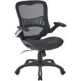 thumbnail image 2 of Silla de computadora de Oficina con Asiento y Respaldo de Malla Transpirable, Base Negra, Negro，61,6x 61x 104,8. centimeters, 2 of 8