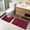Red, variant on Roiihwy Bathroom Rugs Set 2 Pieces, Thin Bathroom Mats, Toilet Rugs, Quick Dry, Non-Slip, Machine Washable, Latexs, Absorbent Bath Mats, Shower, Sink, Home Decor Accessories, Black