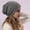 Dark Gray, variant on Tittly Winter Hats Beanie Knitted Double Layer Hot Drill To Keep Warm Neutral Loose Lightweight Hip Hop Soft Cotton Casual Elastic Wool Hat Skull Caps Hats for Women Black One Size