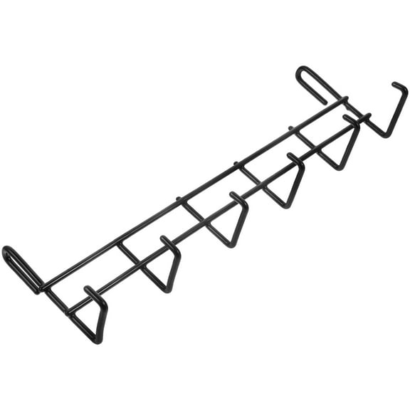 Heavy Duty Garage Hooks Garage Wall Organizer Wall Mount Coat Rack Nail Board Hook 26.80X8.50X5.00CM Black