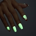 thumbnail image 2 of KISS Voguish Fantasy Glow in the Dark, Press On Nails, Vampire Bite, White, Medium Almond, 28 Count, 2 of 8