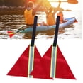 thumbnail image 4 of Tow 4PCS Banderas De Seguridad Reflectantes Rojas Impermeabilizante Bandera De Remolque De Advertencia De Remolque De Alta Visibilidad Para Camiones Bicicletas, 4 of 7